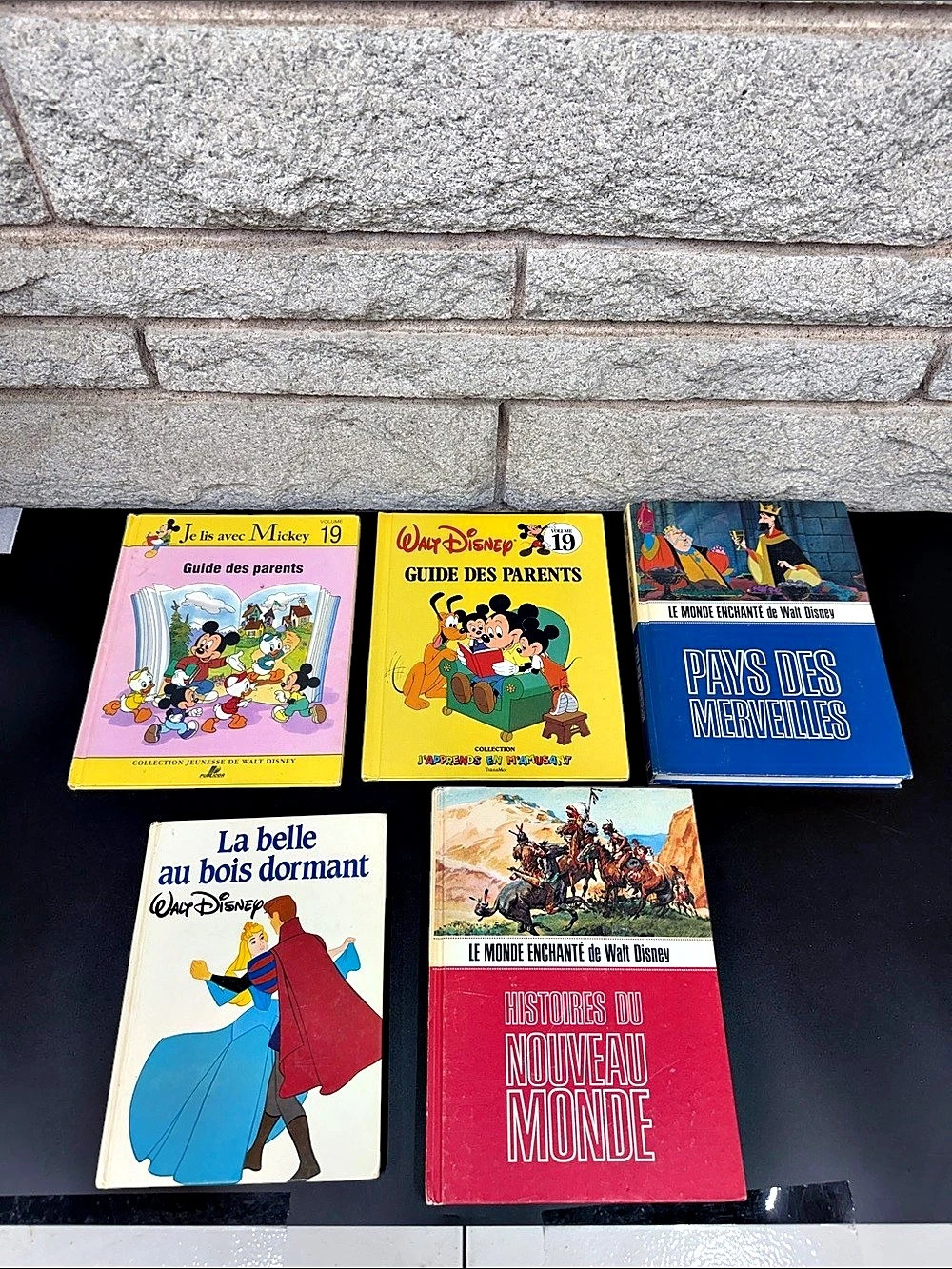 Walt Disney Vintage French Book Collection